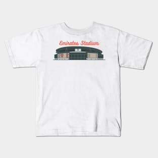 Minimal Emirates Stadium v2 Kids T-Shirt